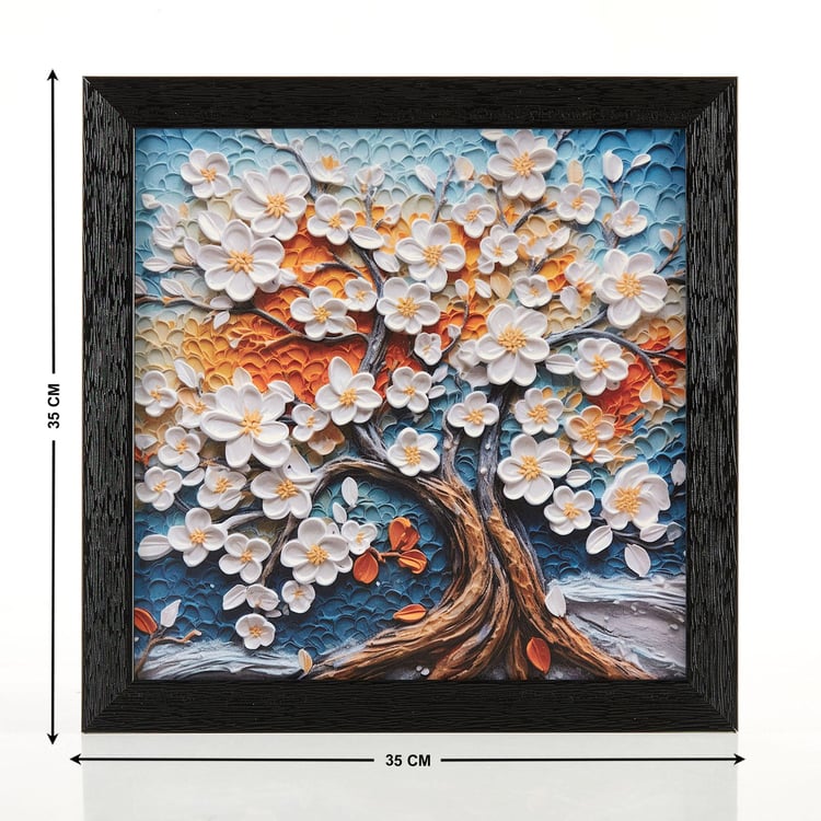 Corsica Aura Flower Picture Frame - 35x35cm