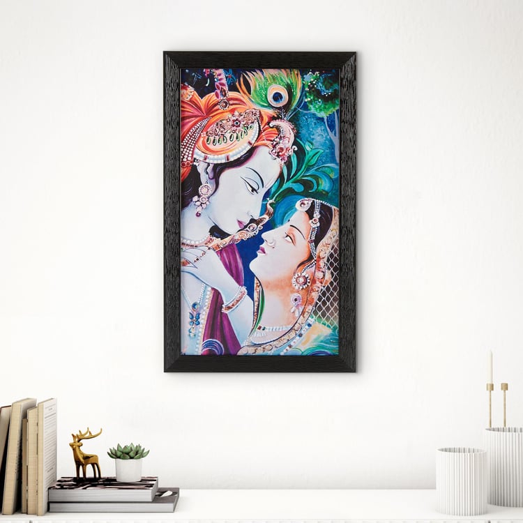 Corsica Aura Radha Krishna Picture Frame - 30x50cm