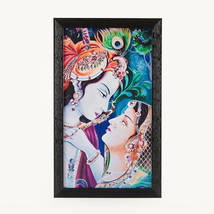 Corsica Aura Radha Krishna Picture Frame - 30x50cm