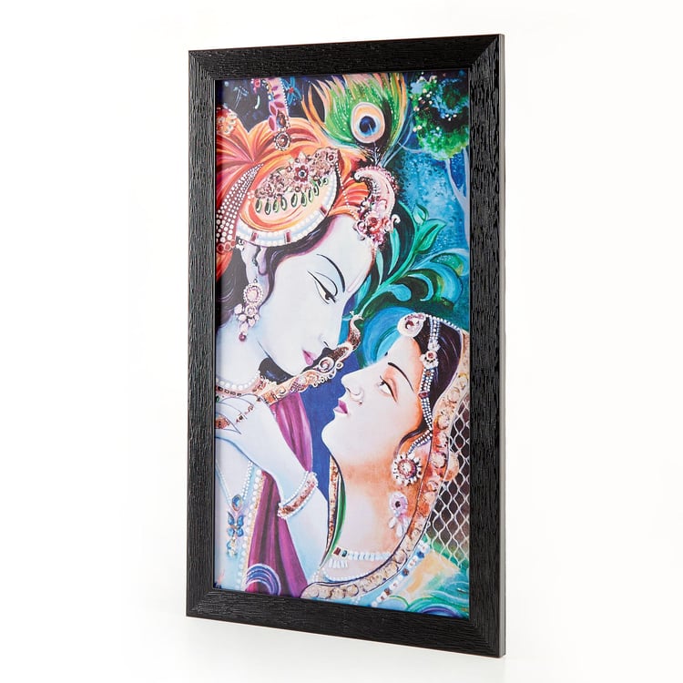 Corsica Aura Radha Krishna Picture Frame - 30x50cm