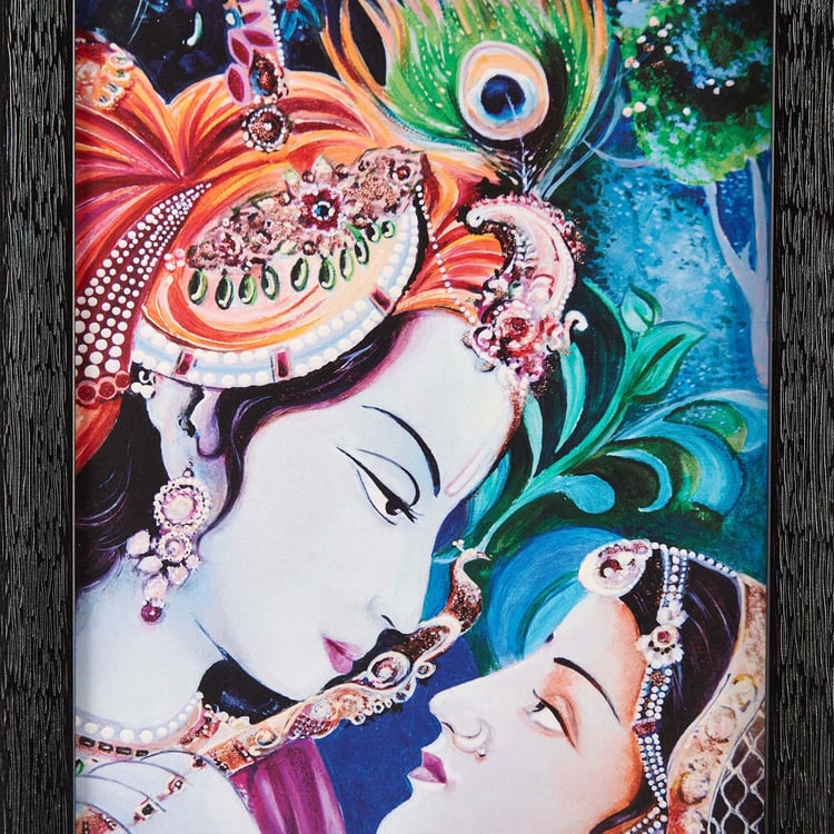 Corsica Aura Radha Krishna Picture Frame - 30x50cm