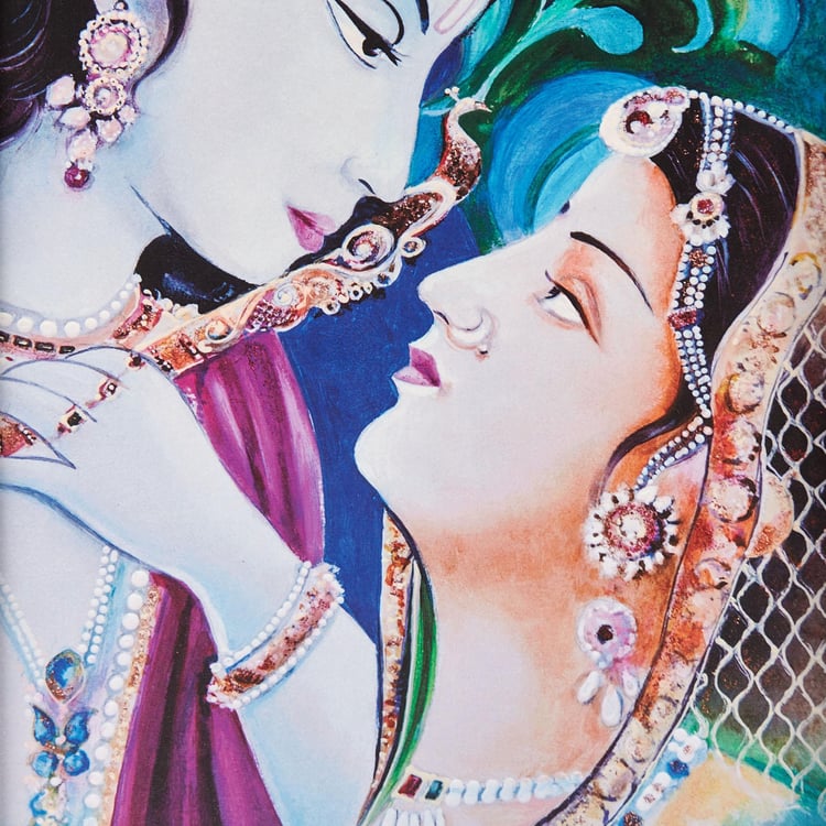 Corsica Aura Radha Krishna Picture Frame - 30x50cm