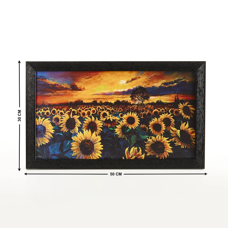 Corsica Aura Sunflower Field Picture Frame - 50x30cm