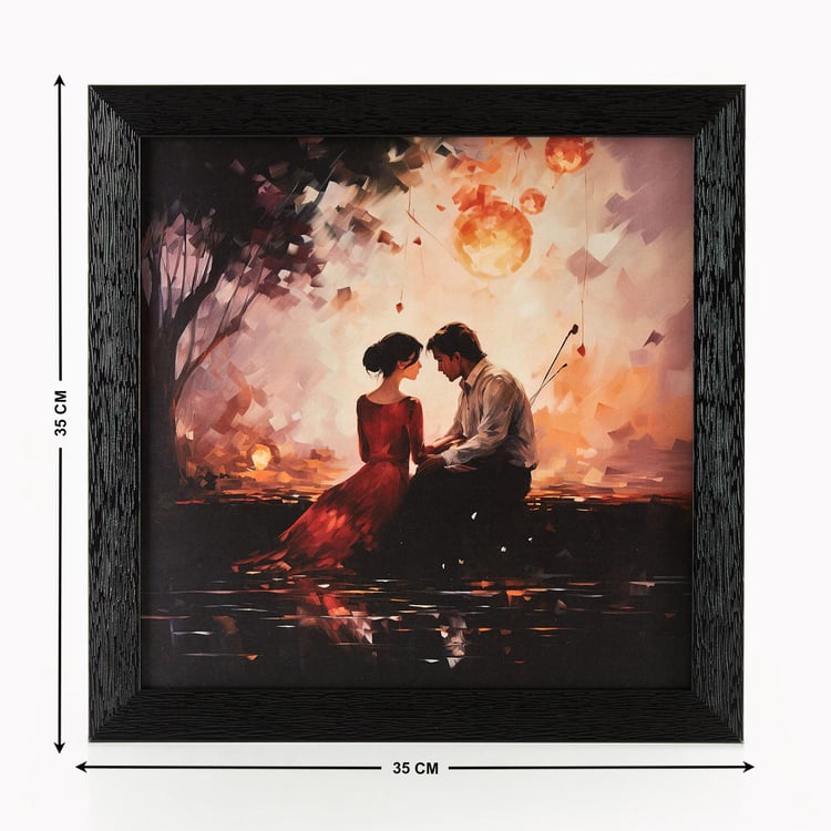 Corsica Aura Couple Picture Frame - 35x35cm