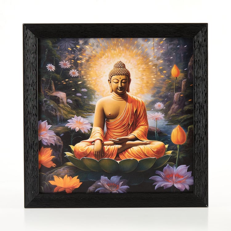 Corsica Aura Wooden Buddha Picture Frame - 35x35cm