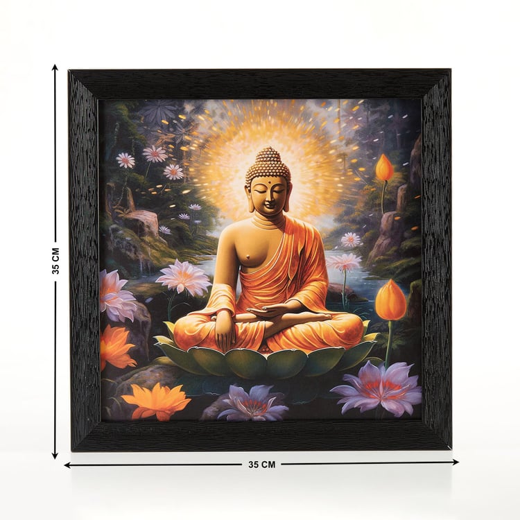 Corsica Aura Wooden Buddha Picture Frame - 35x35cm