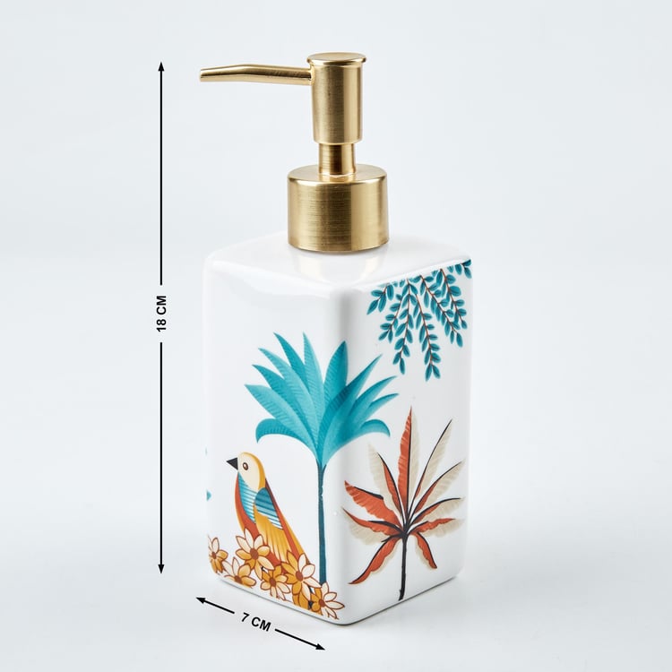 Nova Townsquare Birdy Ceramic Soap Dispenser - 400ml