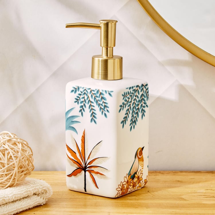 Nova Townsquare Birdy Ceramic Soap Dispenser - 400ml