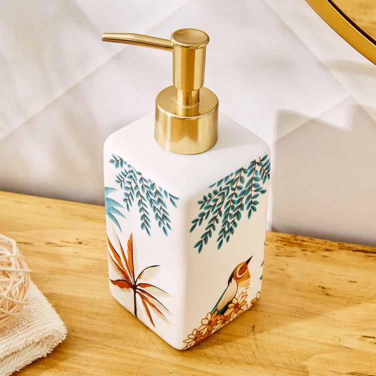 Nova Townsquare Birdy Ceramic Soap Dispenser - 400ml