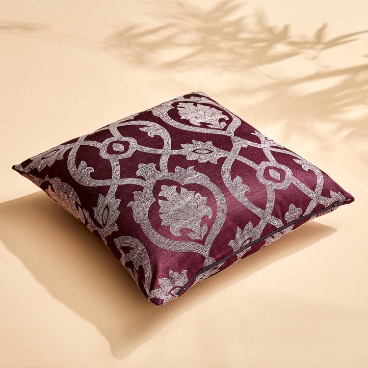 Jade Alfie Set of 2 Jacquard Cushion Covers - 40x40cm