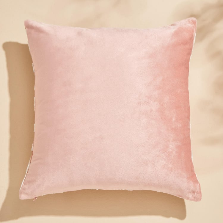 Endura Embroidered Cushion Cover - 40x40cm