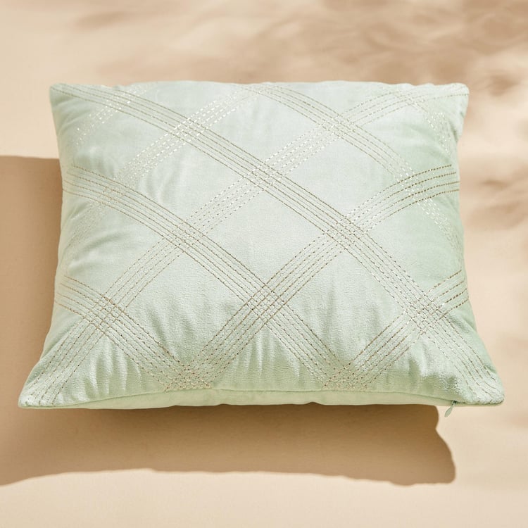 Endura Embroidered Cushion Cover - 40x40cm