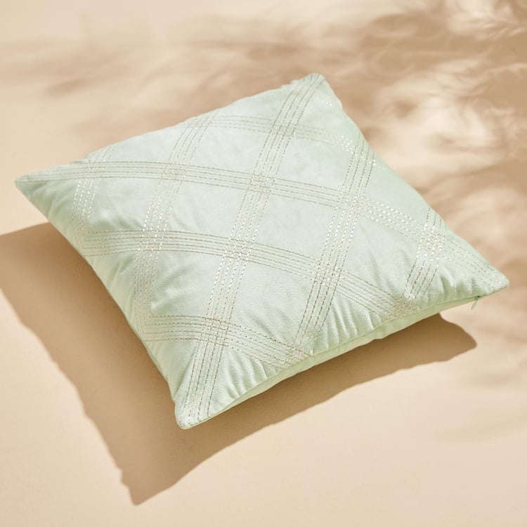 Endura Embroidered Cushion Cover - 40x40cm