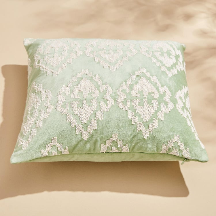 Endura Embroidered Cushion Cover - 40x40cm