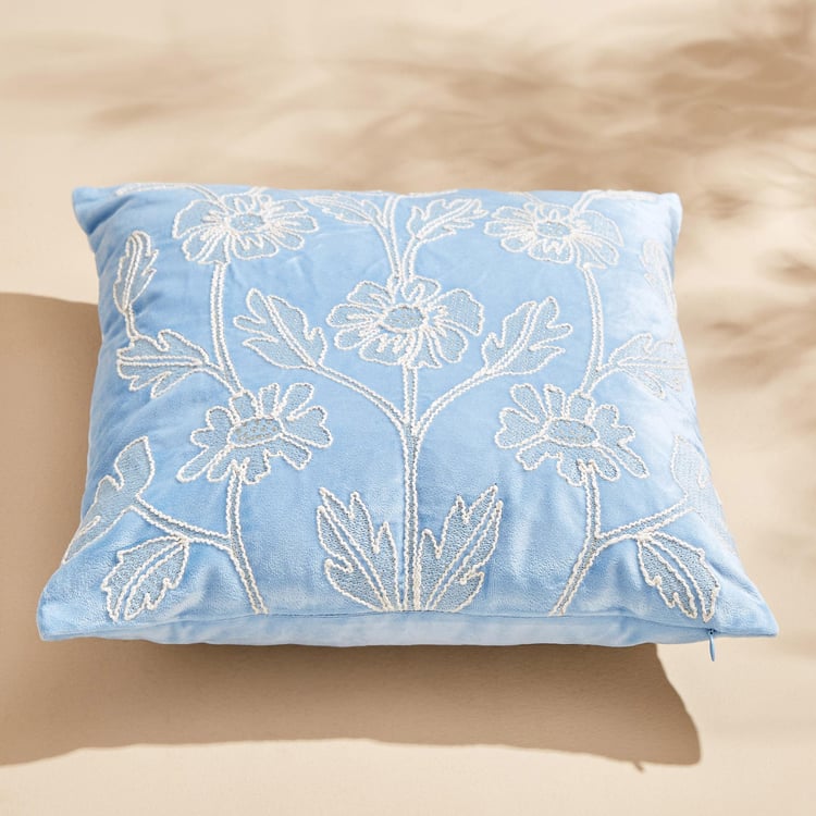 Endura Embroidered Cushion Cover - 40x40cm