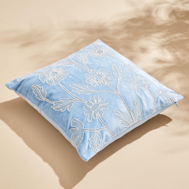 Endura Embroidered Cushion Cover - 40x40cm