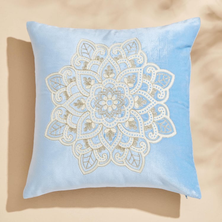 Endura Embroidered Cushion Cover - 40x40cm