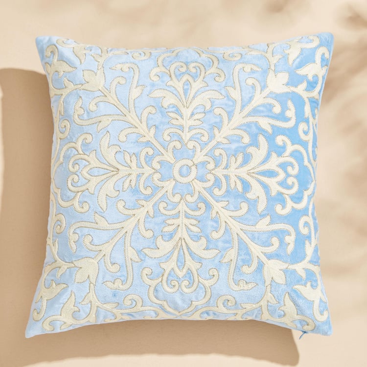 Endura Embroidered Cushion Cover - 40x40cm