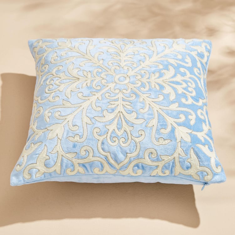 Endura Embroidered Cushion Cover - 40x40cm