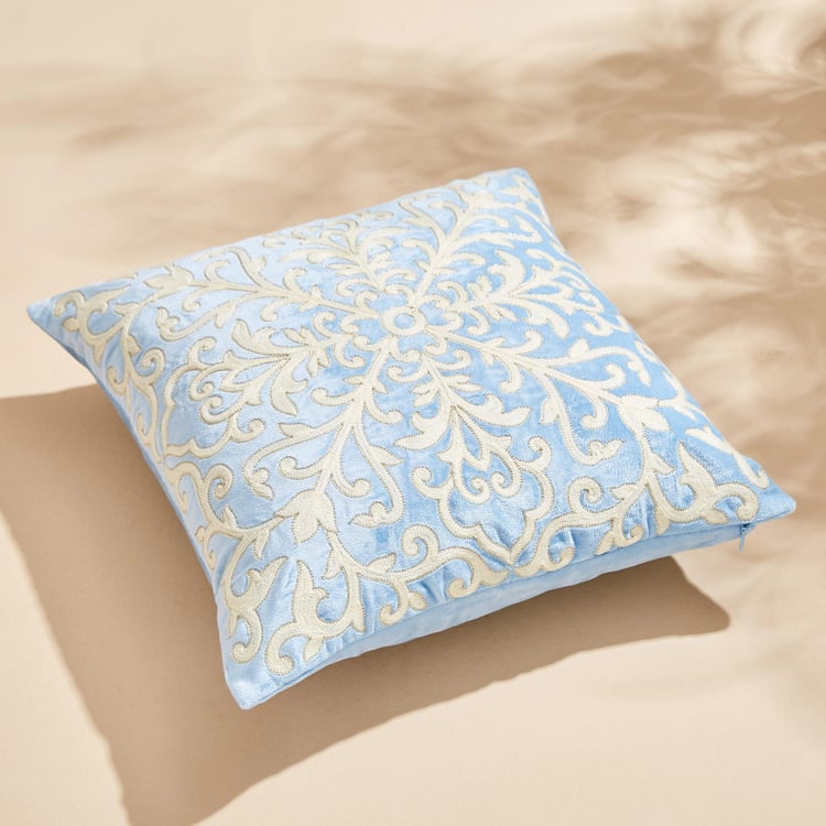 Endura Embroidered Cushion Cover - 40x40cm