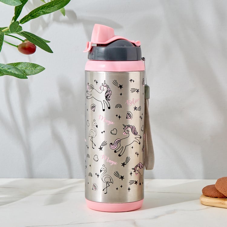 Back To School Dew Stainless Steel Water Bottle - 500ml