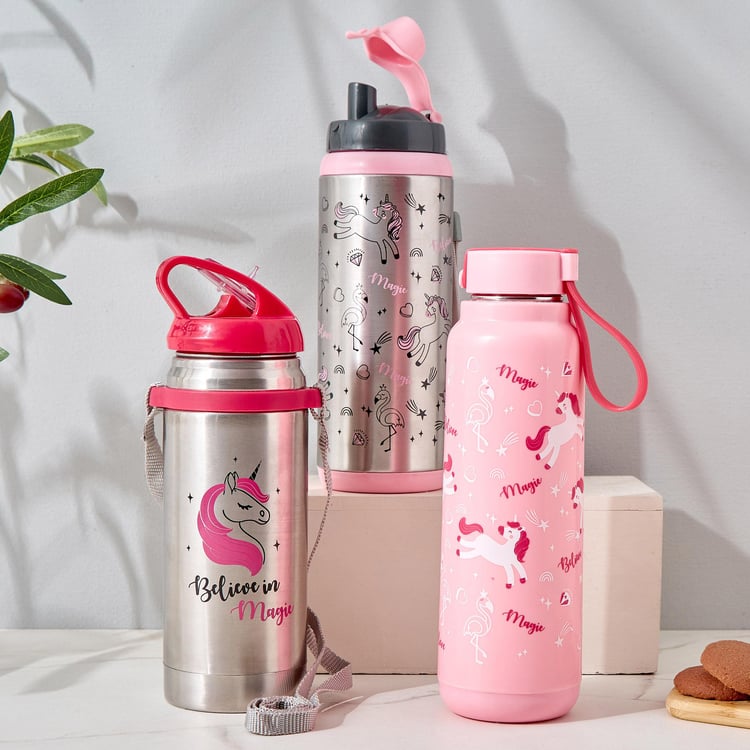 Back To School Dew Stainless Steel Water Bottle - 500ml