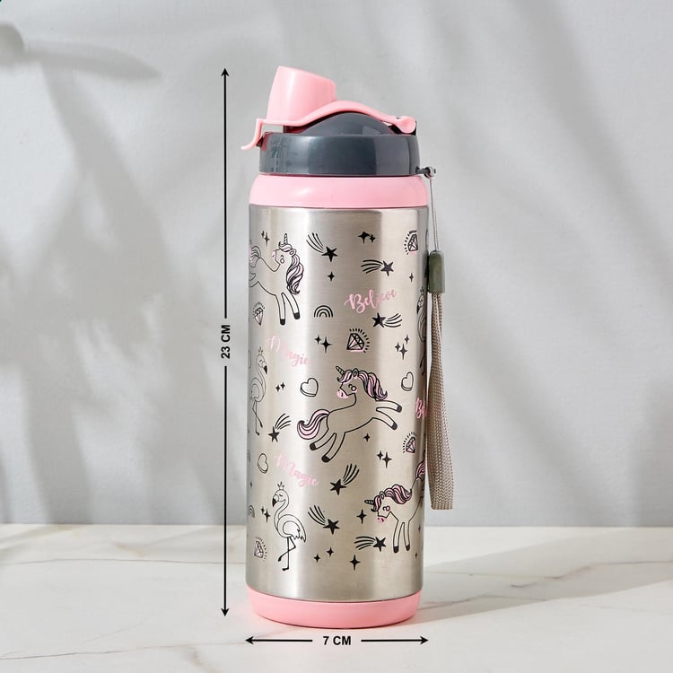 Back To School Dew Stainless Steel Water Bottle - 500ml