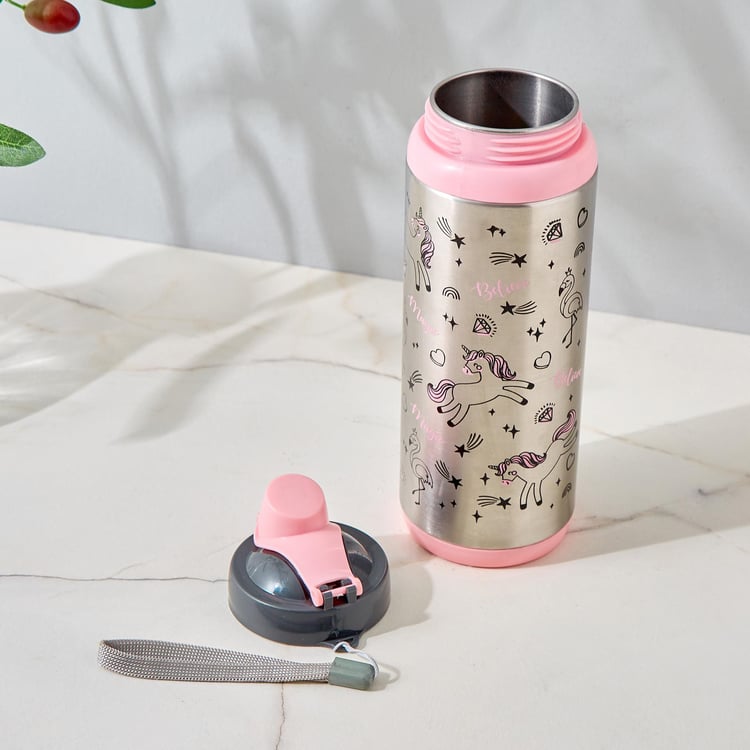 Back To School Dew Stainless Steel Water Bottle - 500ml