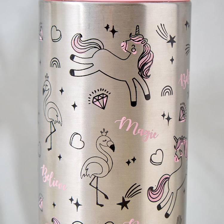 Back To School Dew Stainless Steel Water Bottle - 500ml