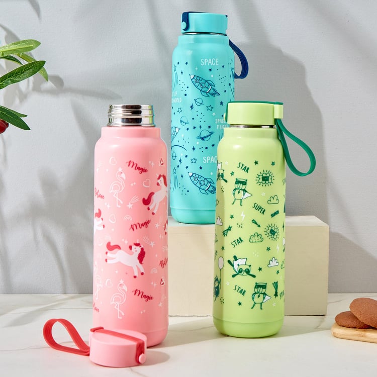 Back To School Dew Stainless Steel Water Bottle - 480ml