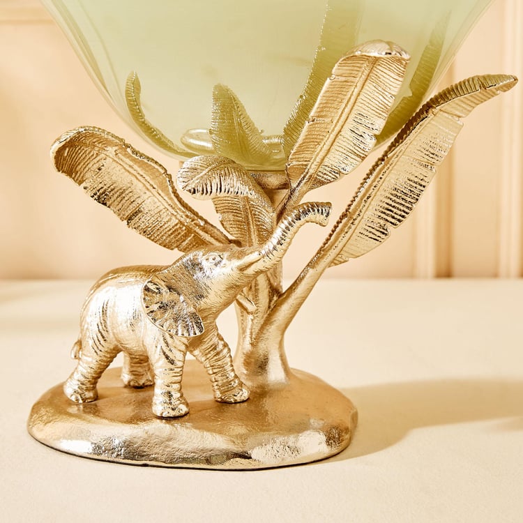 Eternity Vivere Glass Elephant Decorative Bowl