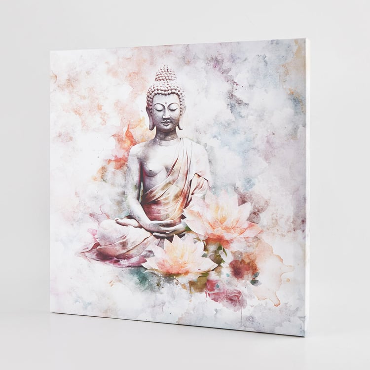 Brezza Set of 3 Canvas Buddha and Lotus Picture Frames