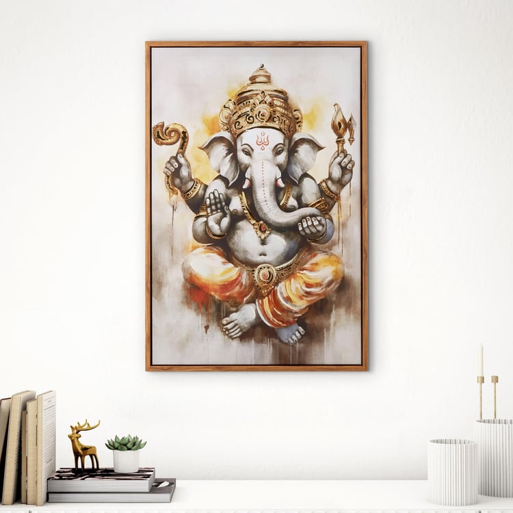 Corsica Artistry Wooden Ganesha Picture Frame - 40x60cm