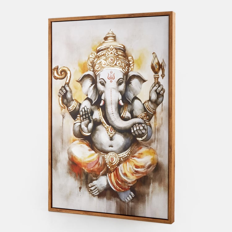 Corsica Artistry Wooden Ganesha Picture Frame - 40x60cm