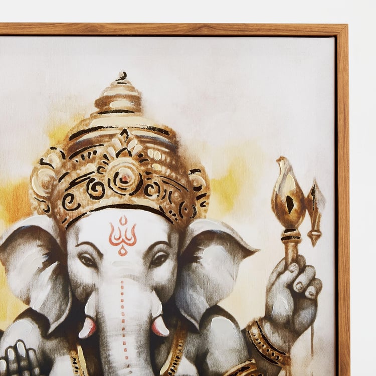 Corsica Artistry Wooden Ganesha Picture Frame - 40x60cm