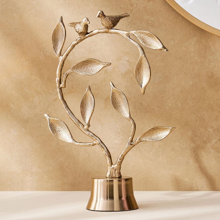 Goldcrest Gloria Metal Birds Table Accent