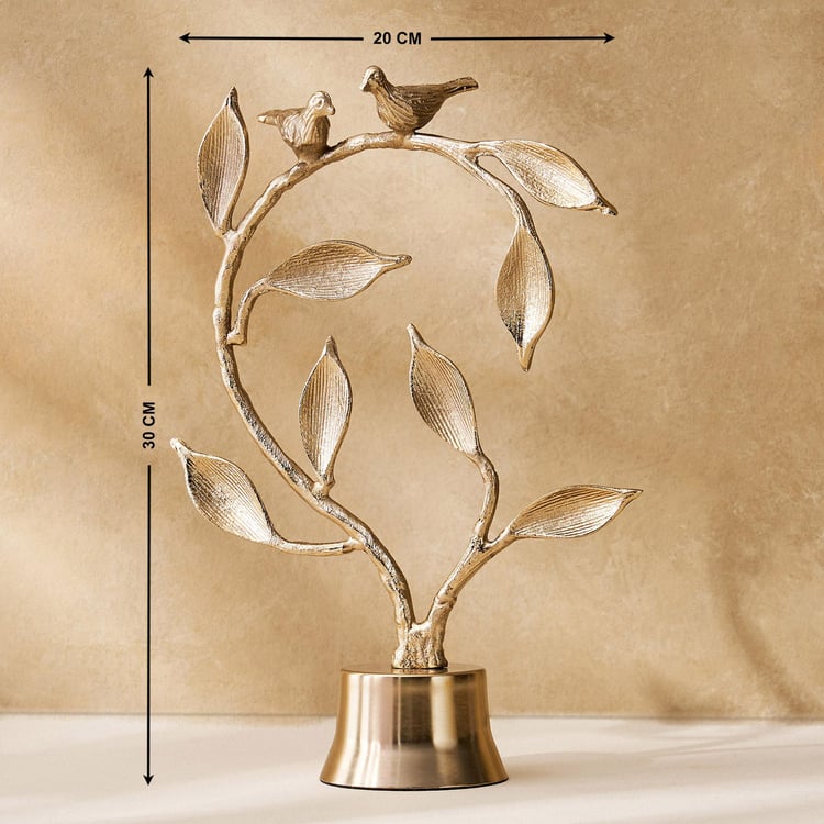 Goldcrest Gloria Metal Birds Table Accent