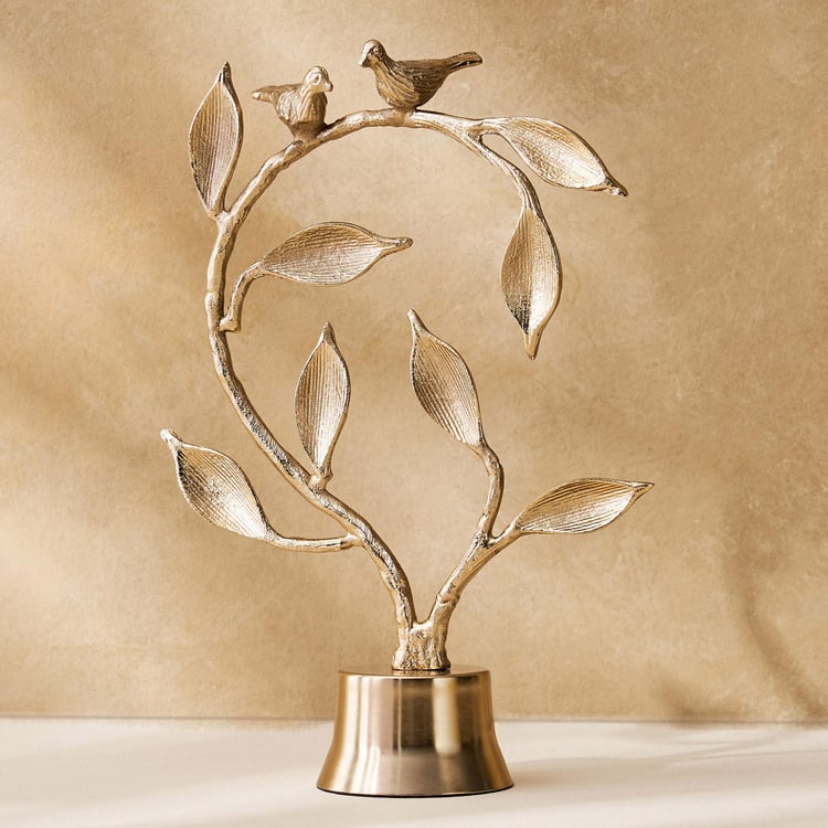 Goldcrest Gloria Metal Birds Table Accent