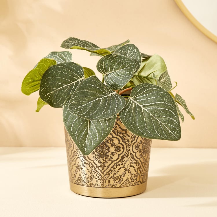 Austin Metal Embossed Planter