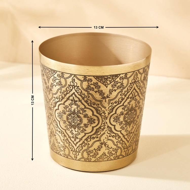 Austin Metal Embossed Planter