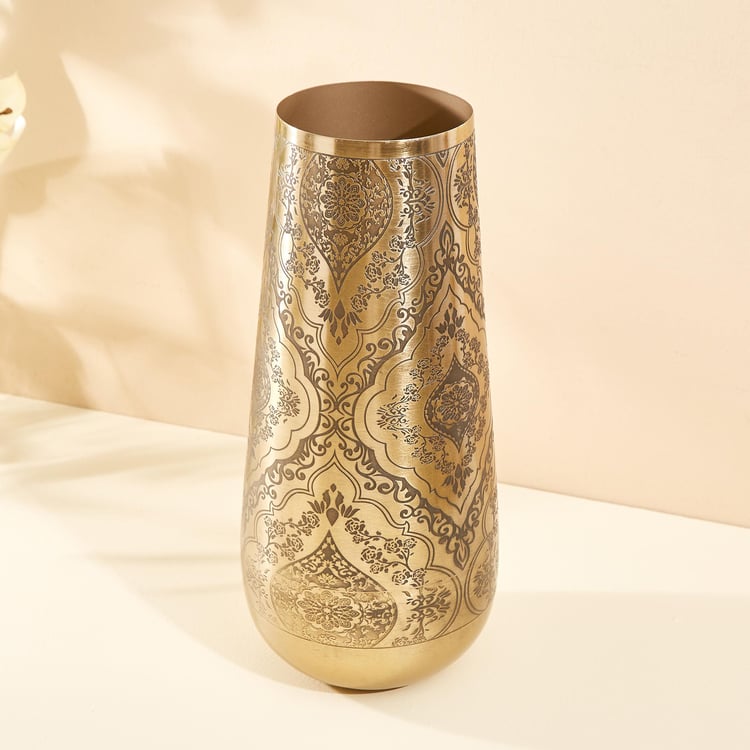 Austin Metal Embossed Vase