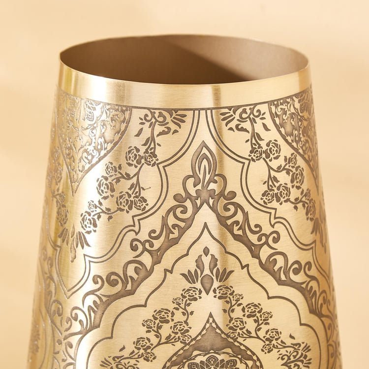 Austin Metal Embossed Vase