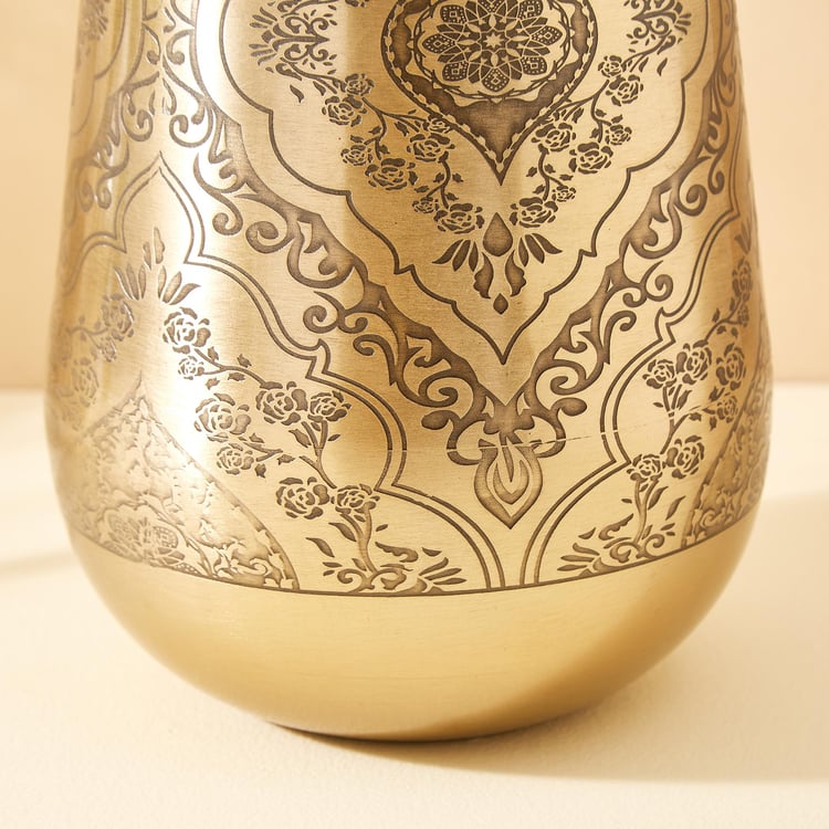 Austin Metal Embossed Vase