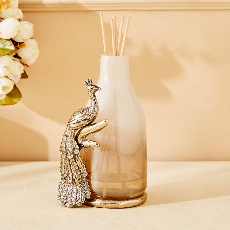 Eternity Vivere Glass Peacock Reed Diffuser Pot