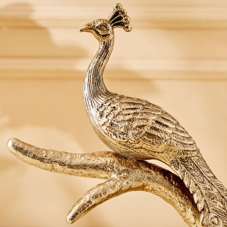 Eternity Vivere Metal Peacock Figurine