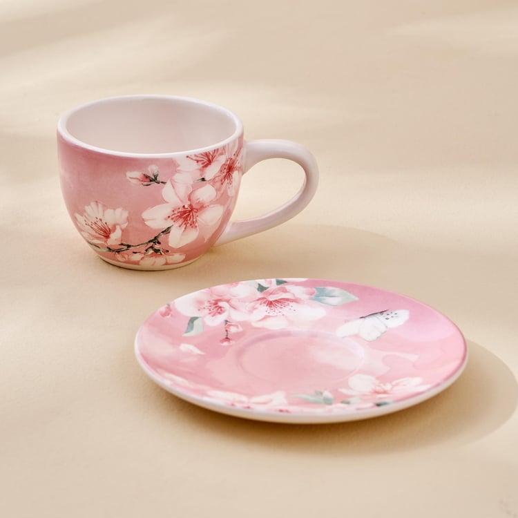 Senorita Ironstone Printed Cup and Saucer - 230ml