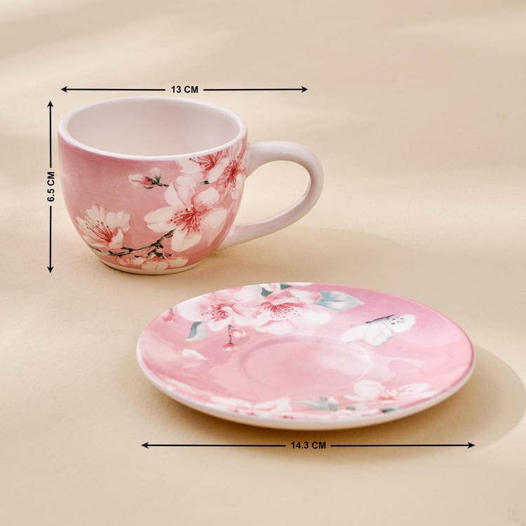 Senorita Ironstone Printed Cup and Saucer - 230ml