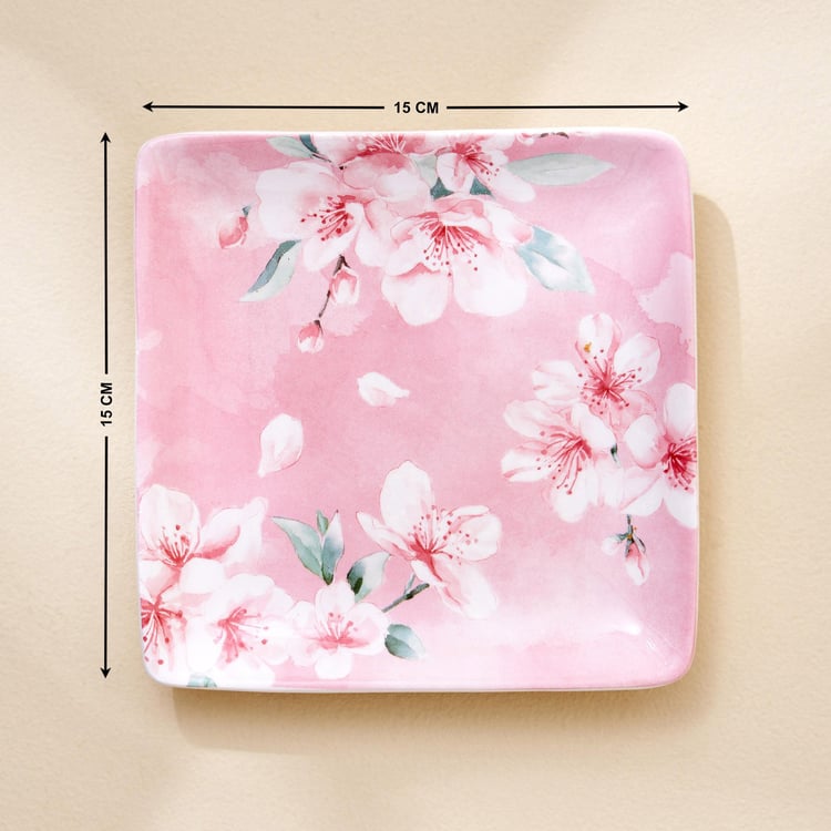 Senorita Ironestone Printed Appetiser Plate - 15cmx15cm