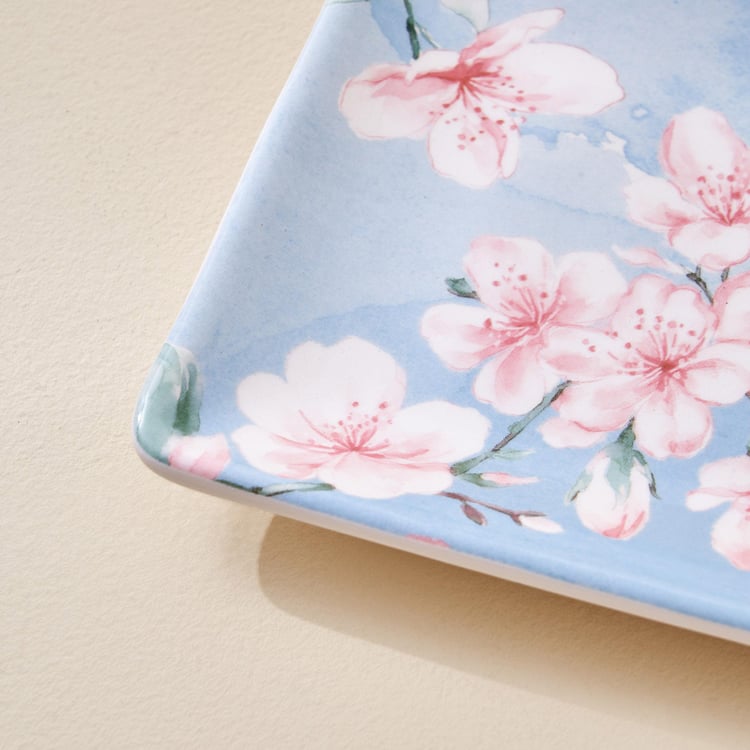 Senorita Ironstone Floral Print Platter