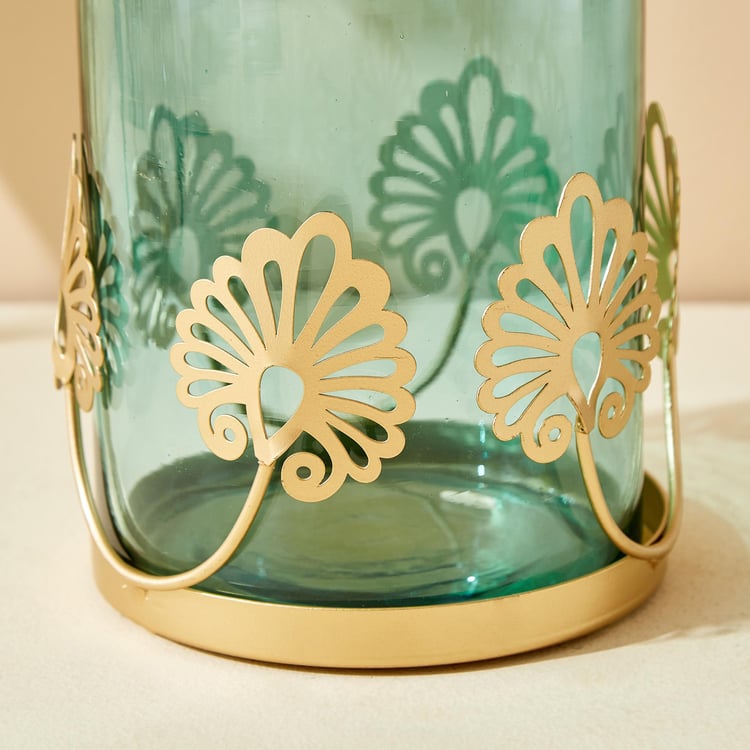 Rylee Ignus Glass Hurricane Candle Holder